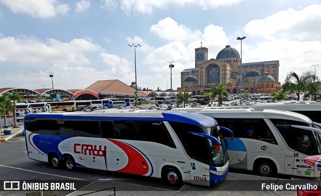 CMW Transportes 1047 na cidade de Aparecida, São Paulo, Brasil, por Felipe Carvalho. ID da foto: 7163072.