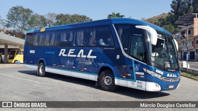 Viação Real Ita 69830 na cidade de Alegre, Espírito Santo, Brasil, por Márcio Douglas Castellar. Número da foto: #7160656.