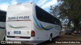 Viação Ouro e Prata 803 na cidade de Alegrete, Rio Grande do Sul, Brasil, por Marco Antônio Martins Dias. Número da foto: #:id.