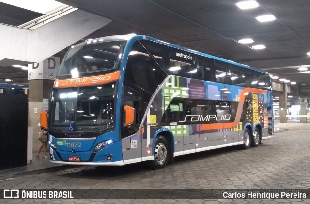 Viação Sampaio 11872 na cidade de Belo Horizonte, Minas Gerais, Brasil, por Carlos Henrique Pereira. Número da foto: #7165438.