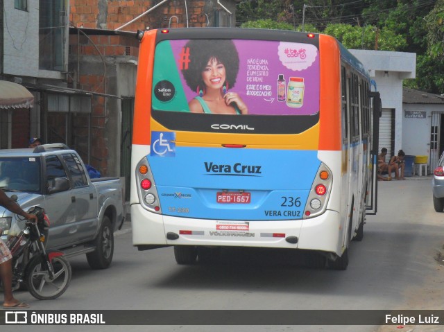 Expresso Vera Cruz 236 na cidade de Recife, Pernambuco, Brasil, por Felipe Luiz. Número da foto: #7163570.