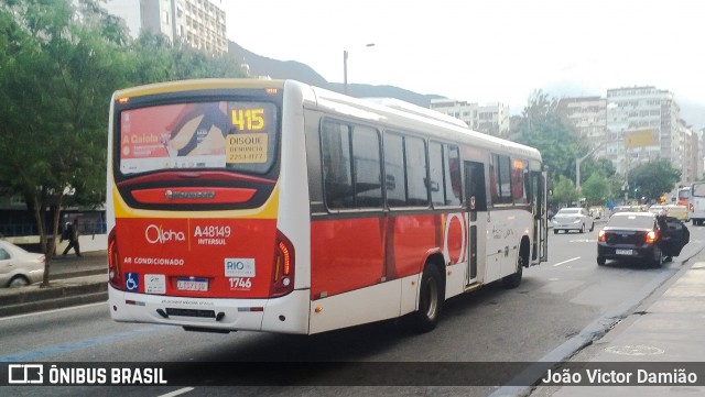 Auto Viação Alpha A48149 na cidade de Rio de Janeiro, Rio de Janeiro, Brasil, por João Victor Damião. Número da foto: #7163809.