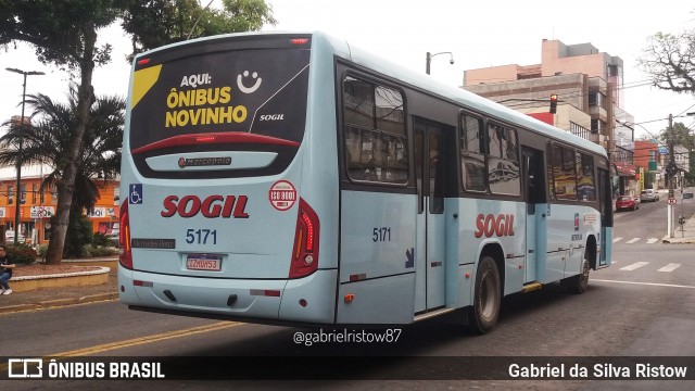 SOGIL - Sociedade de Ônibus Gigante Ltda. 5171 na cidade de Gravataí, Rio Grande do Sul, Brasil, por Gabriel da Silva Ristow. Número da foto: #7163317.