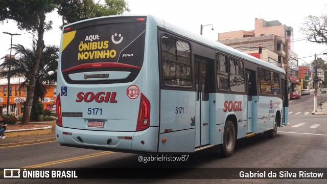 SOGIL - Sociedade de Ônibus Gigante Ltda. 5171 na cidade de Gravataí, Rio Grande do Sul, Brasil, por Gabriel da Silva Ristow. ID da foto: 7163317.