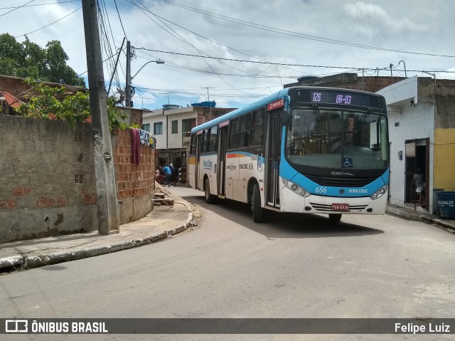 Expresso Vera Cruz 656 na cidade de Recife, Pernambuco, Brasil, por Felipe Luiz. Número da foto: #7163510.