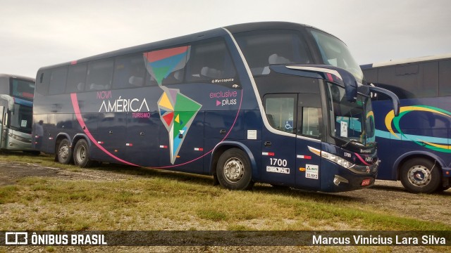 Nova América Turismo 1700 na cidade de São Paulo, São Paulo, Brasil, por Marcus Vinicius Lara Silva. Número da foto: #7163866.