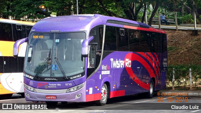 Twister Rio Transporte e Turismo RJ 668.002 na cidade de Aparecida, São Paulo, Brasil, por Claudio Luiz. Número da foto: #7163959.