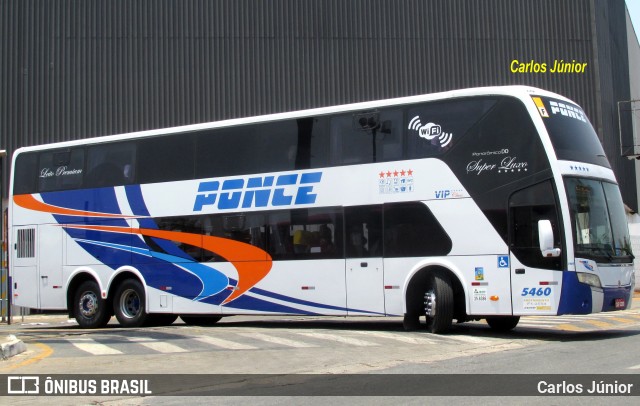 Ponce Turismo 5460 na cidade de Goiânia, Goiás, Brasil, por Carlos Júnior. ID da foto: 7164526.