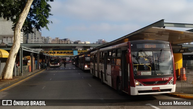 Viação Campo Belo 7 2707 na cidade de São Paulo, São Paulo, Brasil, por Lucas Mendes. Número da foto: #7165462.
