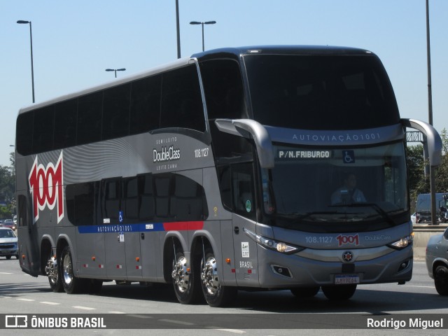 Auto Viação 1001 RJ 108.1127 na cidade de São Paulo, São Paulo, Brasil, por Rodrigo Miguel. Número da foto: #7166670.