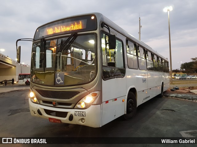 TCB - Sociedade de Transportes Coletivos de Brasília 10324 na cidade de Brasília, Distrito Federal, Brasil, por William Gabriel. Número da foto: #7166724.