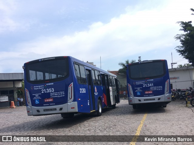 Viação Osasco 21.353 na cidade de Osasco, São Paulo, Brasil, por Kevin Miranda Barros. ID da foto: 7167290.