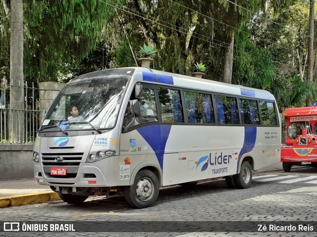 Líder Transportes 01 na cidade de Petrópolis, Rio de Janeiro, Brasil, por Zé Ricardo Reis. ID da foto: 7167538.