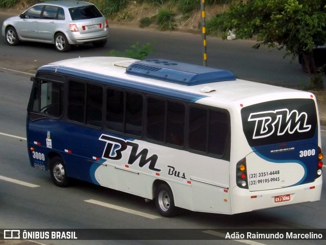 BM Bus 3000 na cidade de Belo Horizonte, Minas Gerais, Brasil, por Adão Raimundo Marcelino. ID da foto: 7168493.