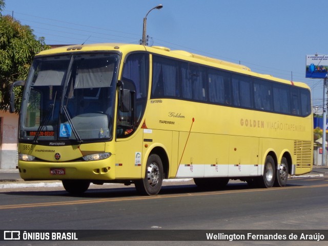 Viação Itapemirim 5853 na cidade de Demerval Lobão, Piauí, Brasil, por Wellington Fernandes de Araújo. ID da foto: 7165740.