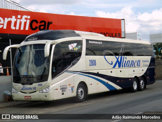 Aliança Turismo e Transporte 2808 na cidade de Belo Horizonte, Minas Gerais, Brasil, por Adão Raimundo Marcelino. Número da foto: #7168323.