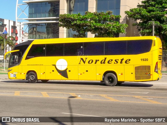 Viação Nordeste 1920 na cidade de Fortaleza, Ceará, Brasil, por Raylane Marinho - Spotter SBFZ. ID da foto: 7167852.