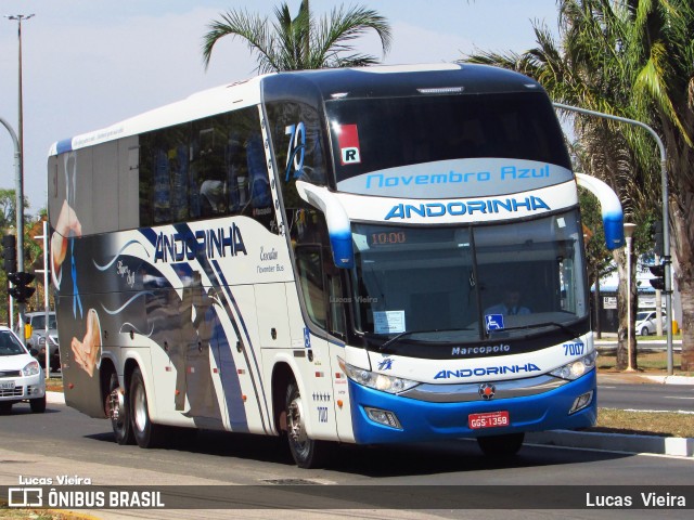 Empresa de Transportes Andorinha 7007 na cidade de Campo Grande, Mato Grosso do Sul, Brasil, por Lucas Vieira. Número da foto: #7167991.