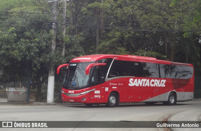 Viação Santa Cruz 26619 na cidade de São Paulo, São Paulo, Brasil, por Guilherme Antonio. ID da foto: 7166394.