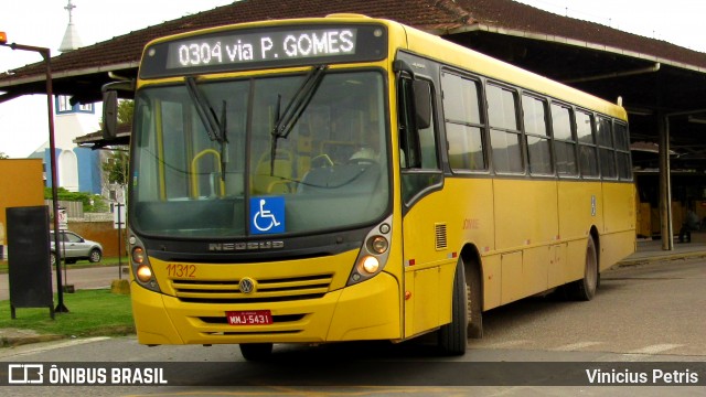 Gidion Transporte e Turismo 11312 na cidade de Joinville, Santa Catarina, Brasil, por Vinicius Petris. Número da foto: #7167115.
