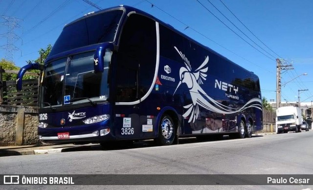 Nety Turismo 3826 na cidade de Osasco, São Paulo, Brasil, por Paulo Cesar. ID da foto: 7167344.