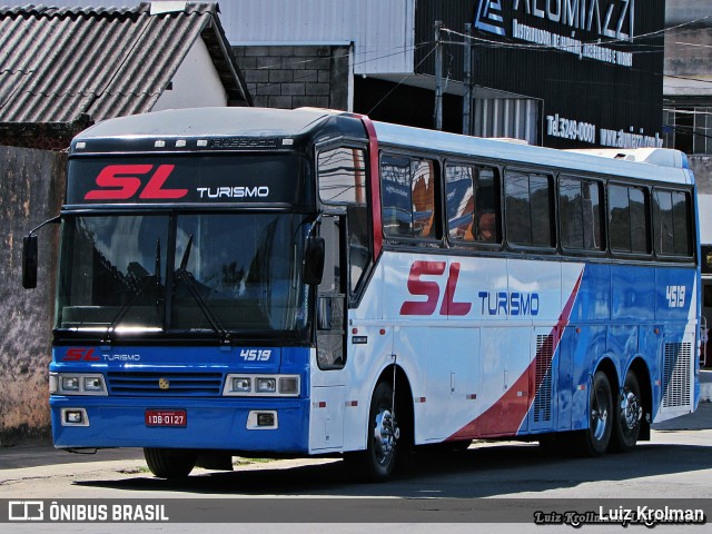 SL Turismo 4519 na cidade de Juiz de Fora, Minas Gerais, Brasil, por Luiz Krolman. ID da foto: 7165831.