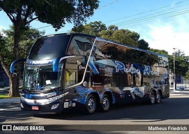Pedra Azul Turismo 35000 na cidade de Vitória, Espírito Santo, Brasil, por Matheus Friedrich. Número da foto: #7165886.