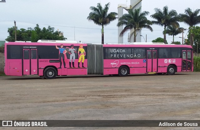 Auto Viação Marechal Brasília 444383 na cidade de Taguatinga, Distrito Federal, Brasil, por Adilson de Sousa. Número da foto: #7168225.