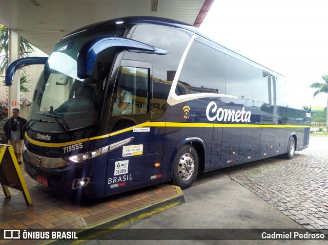 Viação Cometa 719555 na cidade de Registro, São Paulo, Brasil, por Cadmiel Pedroso. ID da foto: 7167563.