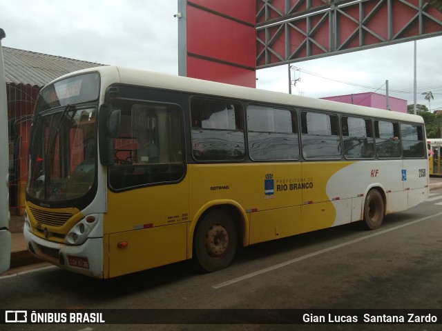 Auto Viação Floresta 2358 na cidade de Rio Branco, Acre, Brasil, por Gian Lucas  Santana Zardo. ID da foto: 7168047.