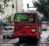 Auto Lotação Ingá 1.1.174 na cidade de Niterói, Rio de Janeiro, Brasil, por Bruno Pereira Pires. ID da foto: :id.