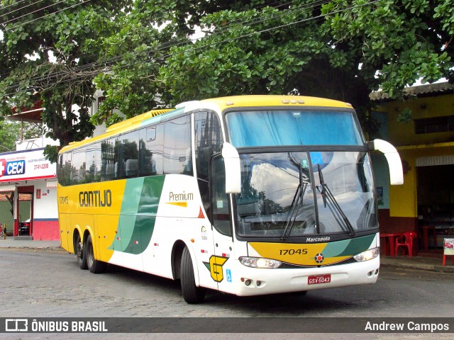 Empresa Gontijo de Transportes 17045 na cidade de Pirapora, Minas Gerais, Brasil, por Andrew Campos. ID da foto: 7170484.