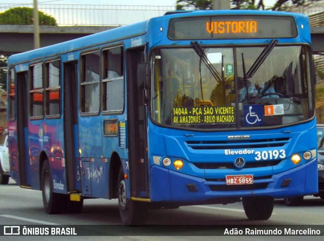 Bettania Ônibus 30193 na cidade de Belo Horizonte, Minas Gerais, Brasil, por Adão Raimundo Marcelino. ID da foto: 7170887.