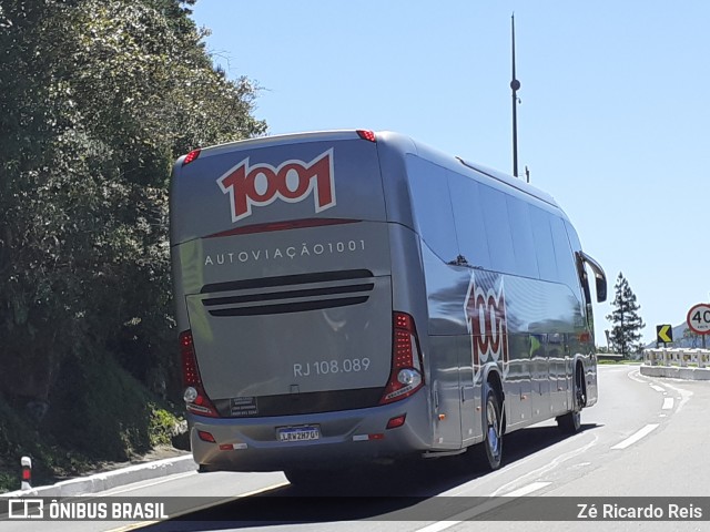 Auto Viação 1001 RJ 108.089 na cidade de Guapimirim, Rio de Janeiro, Brasil, por Zé Ricardo Reis. Número da foto: #7170004.