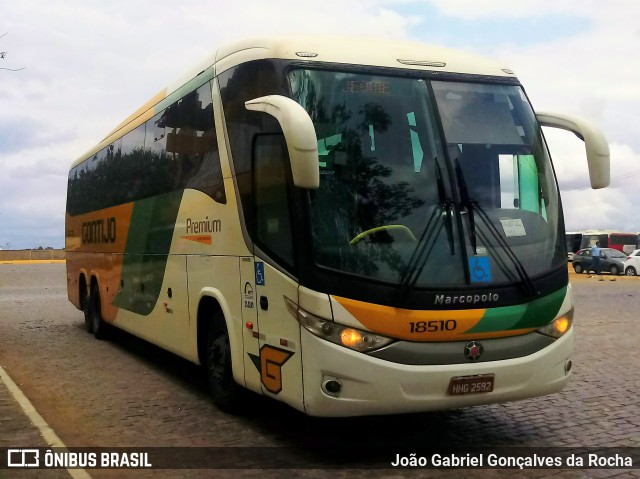 Empresa Gontijo de Transportes 18510 na cidade de Vitória da Conquista, Bahia, Brasil, por João Gabriel Gonçalves da Rocha. Número da foto: #7169542.