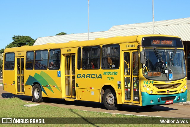 Viação Garcia 7479 na cidade de Maringá, Paraná, Brasil, por Weiller Alves. ID da foto: 7169598.