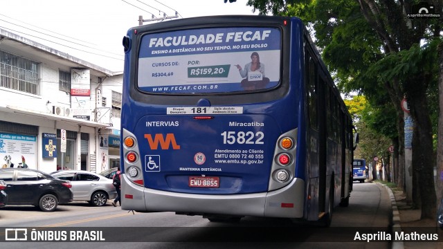 Viação Miracatiba 15.822 na cidade de Embu das Artes, São Paulo, Brasil, por Asprilla Matheus. Número da foto: #7169032.