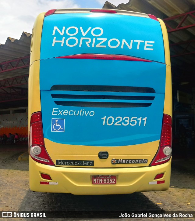 Viação Novo Horizonte 1023511 na cidade de Vitória da Conquista, Bahia, Brasil, por João Gabriel Gonçalves da Rocha. Número da foto: #7169545.