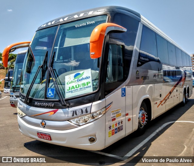 Auto Ônibus Macacari 7094 na cidade de Olímpia, São Paulo, Brasil, por Vicente de Paulo Alves. ID da foto: 7169304.