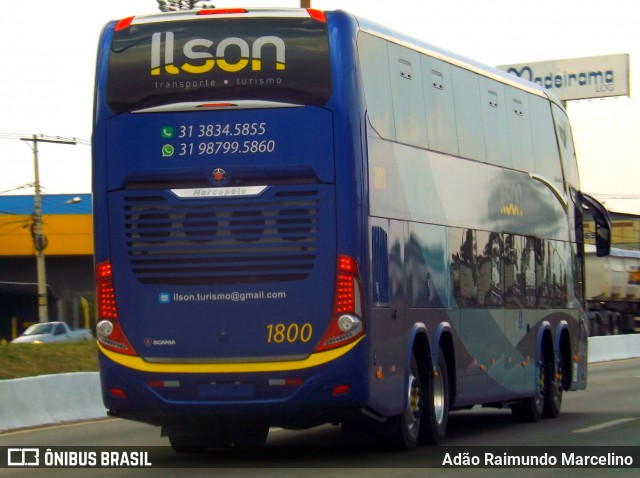 Ilson Turismo 1800 na cidade de Belo Horizonte, Minas Gerais, Brasil, por Adão Raimundo Marcelino. ID da foto: 7170584.