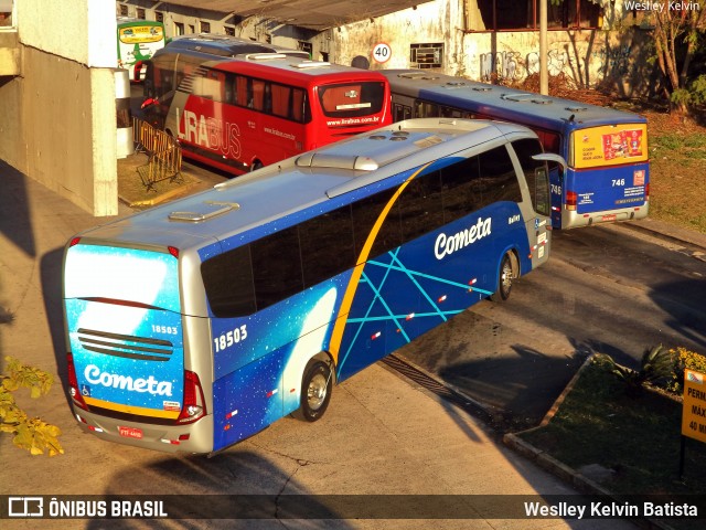 Viação Cometa 18503 na cidade de Campinas, São Paulo, Brasil, por Weslley Kelvin Batista. Número da foto: #7169585.