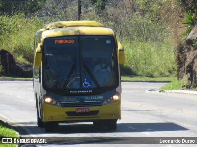 Brasil SA Transporte e Turismo RJ 122.090 na cidade de Nova Friburgo, Rio de Janeiro, Brasil, por Leonardo Durso. Número da foto: #7169324.