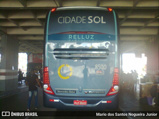 Viação Cidade Sol 8500 na cidade de Feira de Santana, Bahia, Brasil, por Mario dos Santos Nogueira Junior. Número da foto: #7171984.
