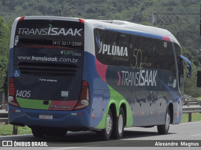 Trans Isaak Turismo 1405 na cidade de Seropédica, Rio de Janeiro, Brasil, por Alexandre  Magnus. ID da foto: 7173751.