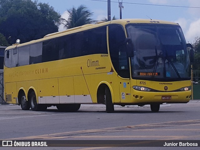 Viação Itapemirim 8705 na cidade de Fortaleza, Ceará, Brasil, por Junior Barbosa. Número da foto: #7173715.
