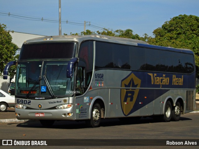 Viação Real 6902 na cidade de Paranavaí, Paraná, Brasil, por Robson Alves. Número da foto: #7173313.
