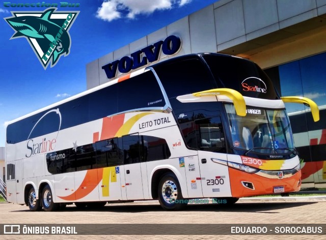 Starline Turismo 2300 na cidade de Cambé, Paraná, Brasil, por EDUARDO - SOROCABUS. ID da foto: 7172415.