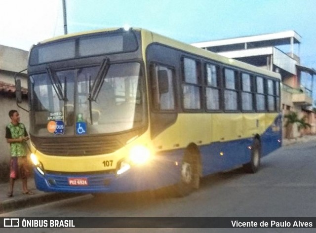 Trancid - Transporte Cidade de Divinópolis 107 na cidade de Divinópolis, Minas Gerais, Brasil, por Vicente de Paulo Alves. Número da foto: #7172649.