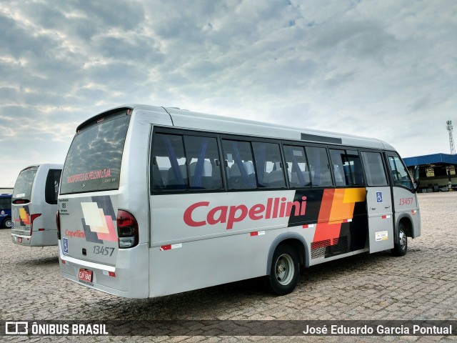 Transportes Capellini 13457 na cidade de Hortolândia, São Paulo, Brasil, por José Eduardo Garcia Pontual. ID da foto: 7172370.