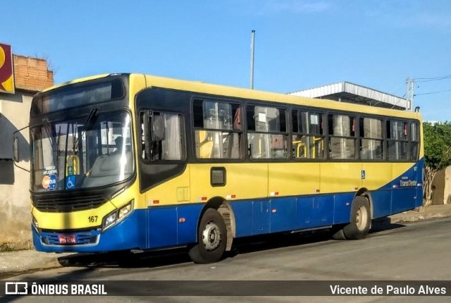 Trancid - Transporte Cidade de Divinópolis 167 na cidade de Divinópolis, Minas Gerais, Brasil, por Vicente de Paulo Alves. Número da foto: #7172670.